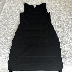 NWOT Carmen Marc Valvo Black dress